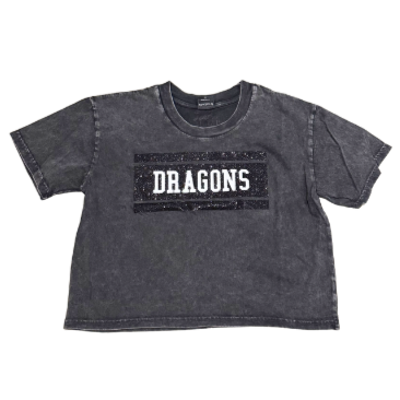 Chicka-d Charcoal Crop with Black Box